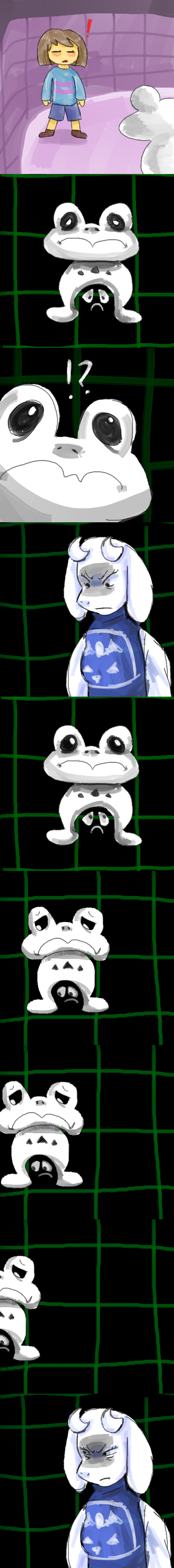 Undertale Exclamation The Big ImageBoard (TBIB) - ?! absurd res ambiguous gender amphibian ...