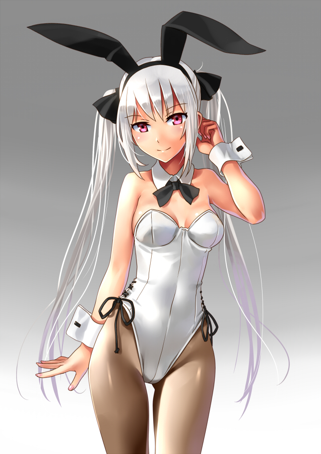 Anime girl bunny suit