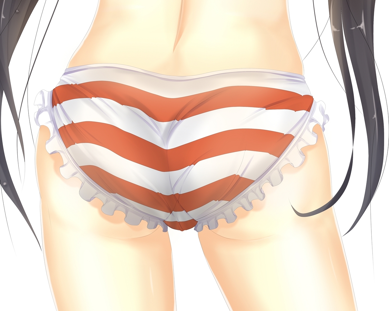 The Big ImageBoard (TBIB) - ass long hair panties seedkeng striped panties ...