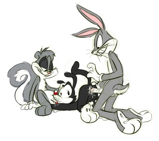 anal_penetration animaniacs balls bugs_bunny butt cum cum_in_ass cum_inside...