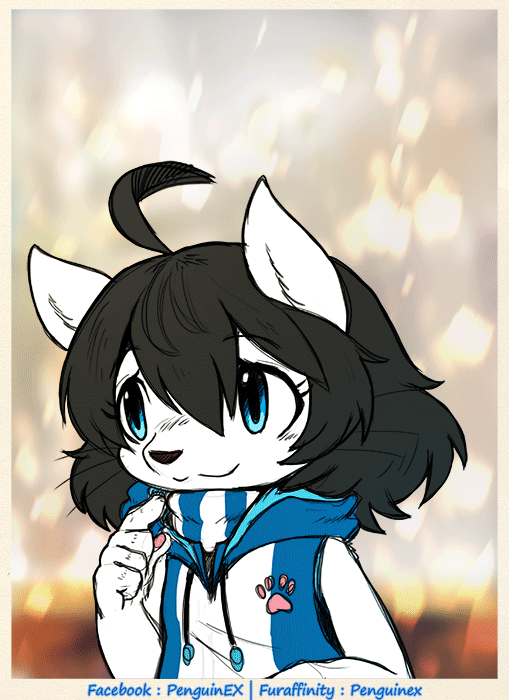 The Big ImageBoard (TBIB) animated anthro black hair blue clothing