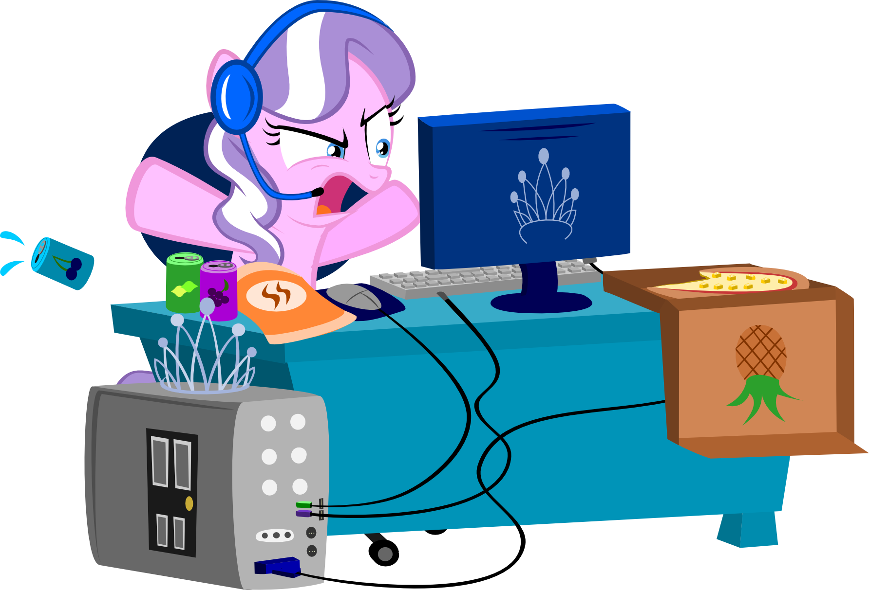 Mlp Using A Computer The Big ImageBoard (TBIB) - alpha channel angry computer cutie mark ...