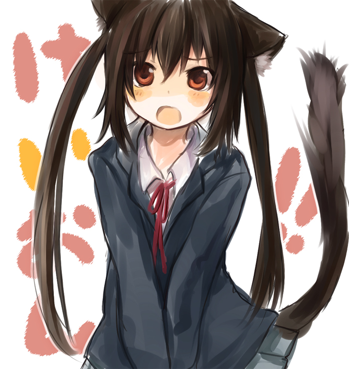 The Big ImageBoard (TBIB) - animal ears blush cat ears cat tail k-on ...