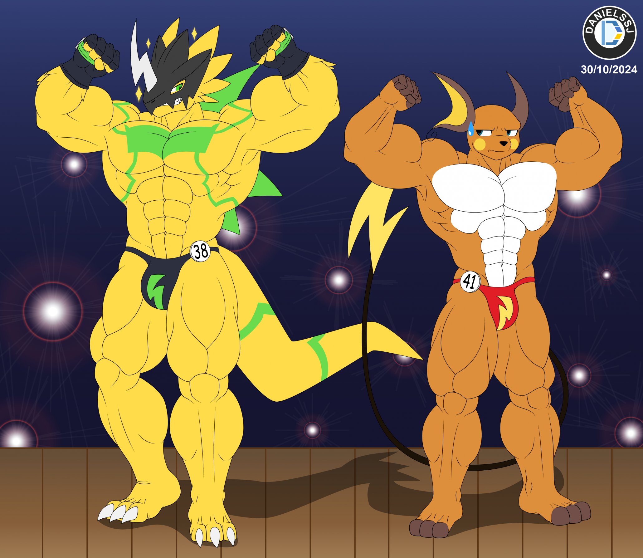 The Big ImageBoard (TBIB) - 2024 abs anthro bandai namco bicep curl ...