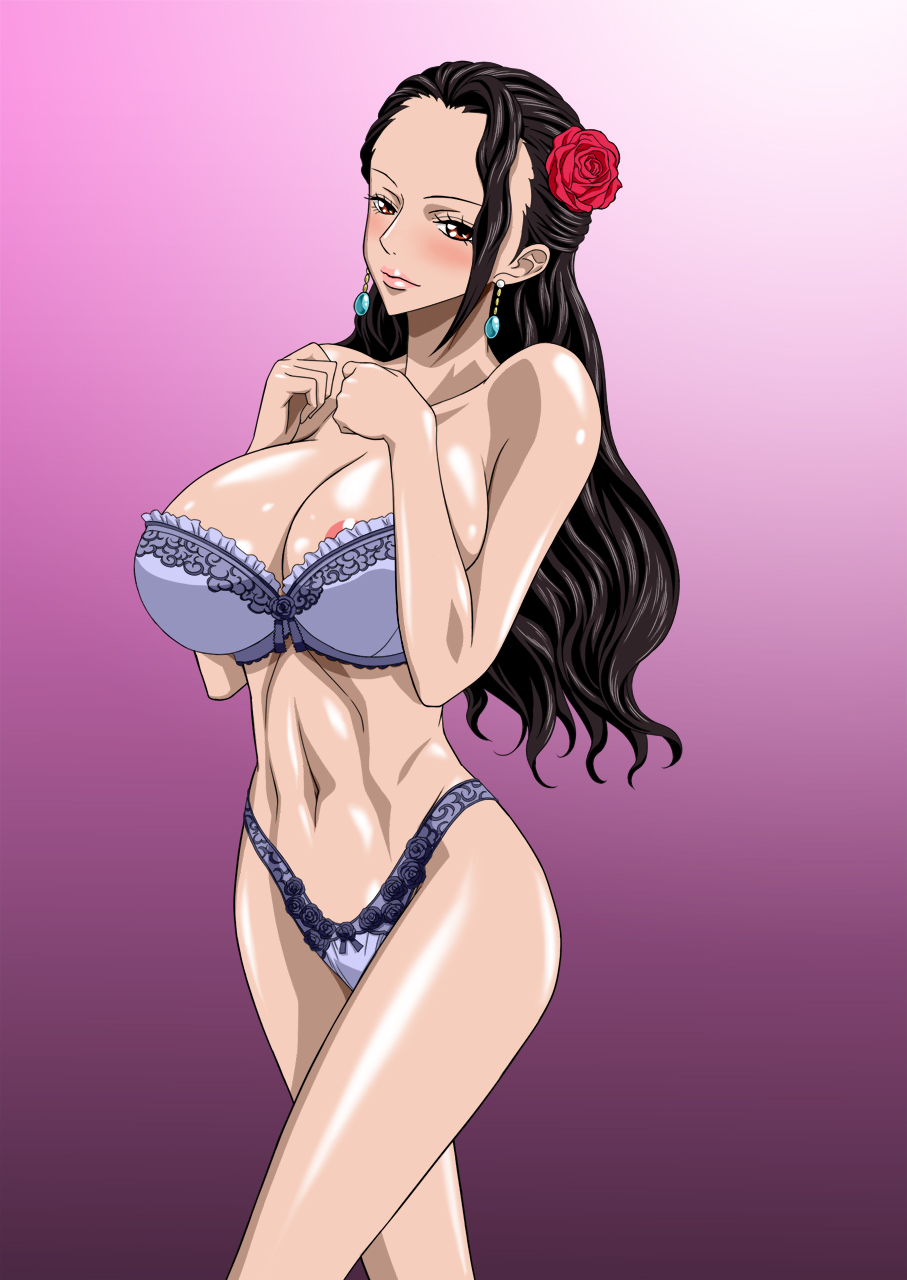...nel-zel_formula one_piece panties rose simple_background solo standing s...
