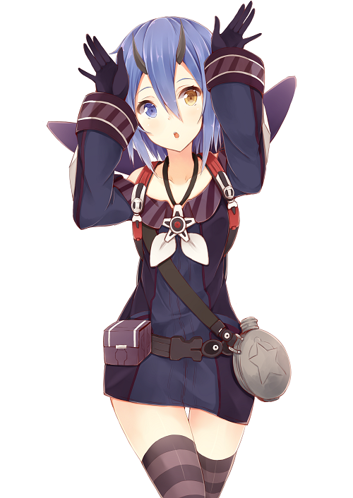 Pso2 Neko The Big ImageBoard (TBIB) - 1girl :o arms up bad id bad pixiv id black ...