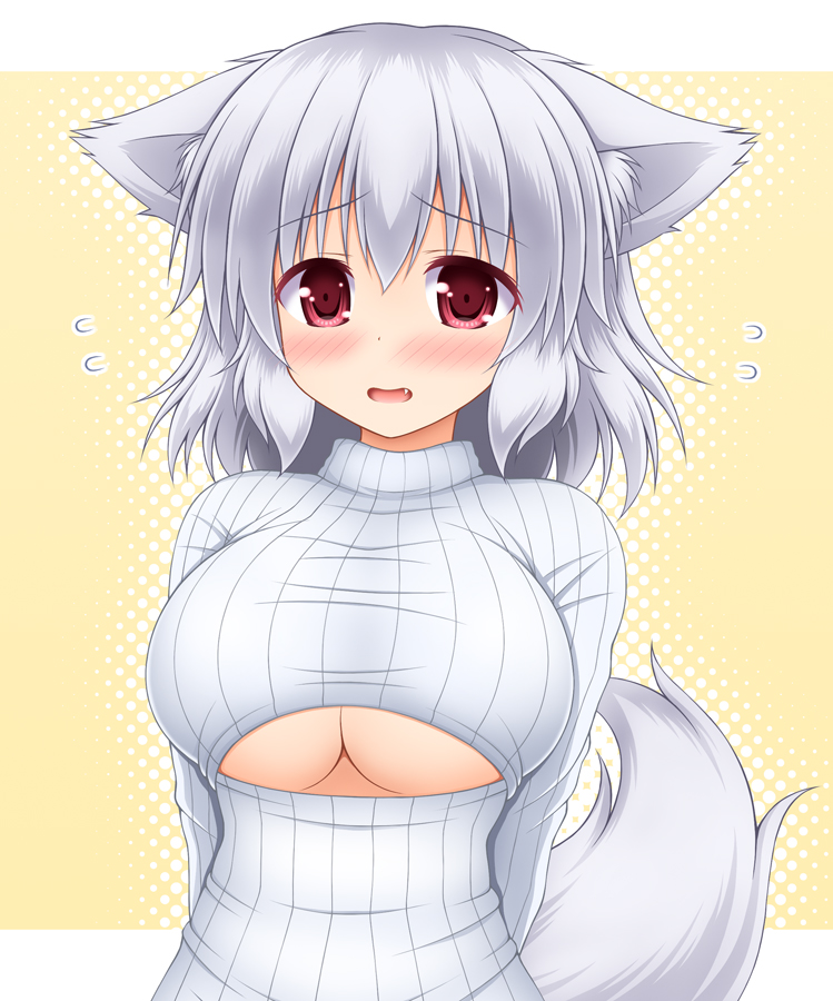 Anime boob sweater