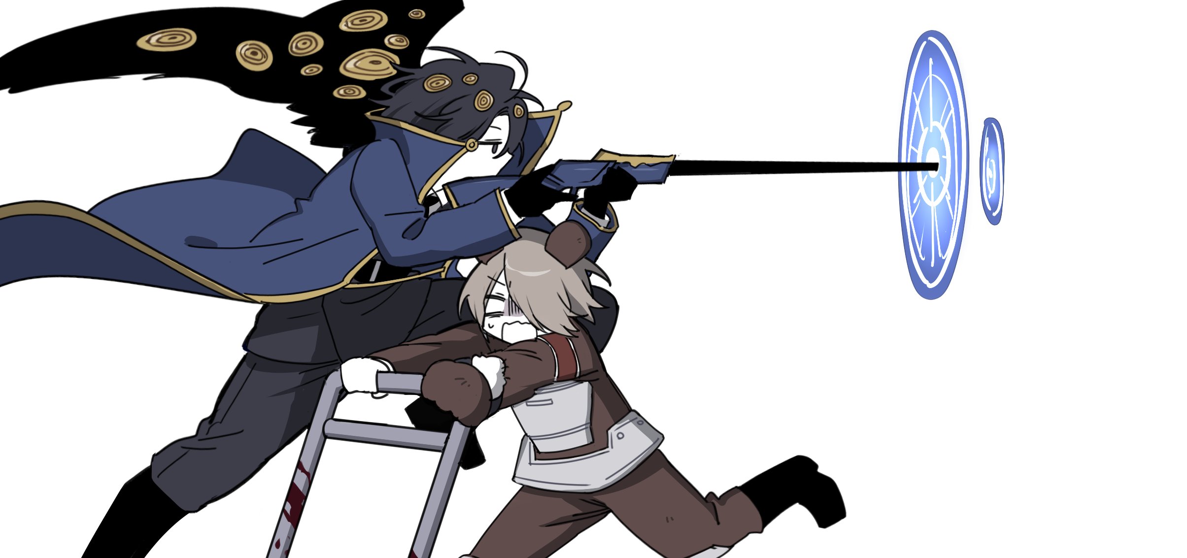 Black Rabbit Project Moon The Big ImageBoard (TBIB) - 2others animal ears armor bear ears black ...