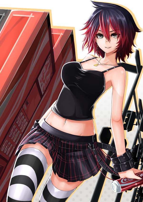 Anime girls with short red hair