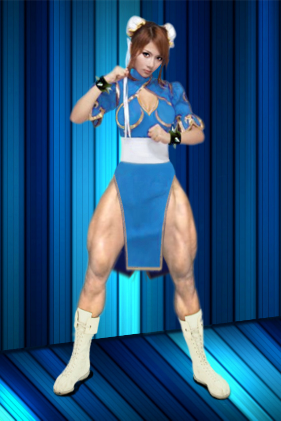 Hot Chun Li Cosplay