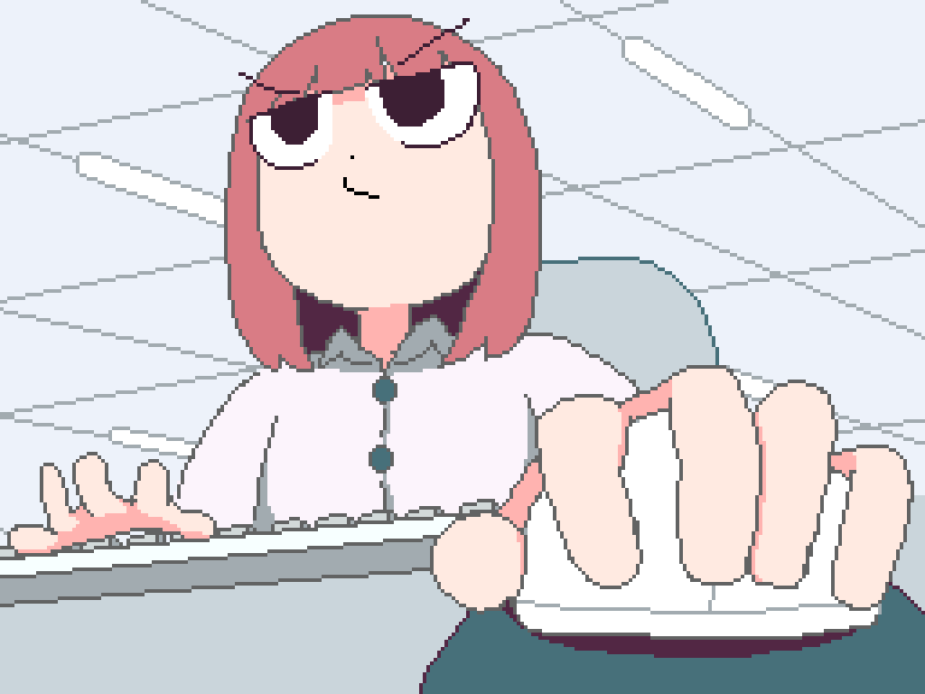 The big imageboard tbib 1girl angry animated animated gif bob cut