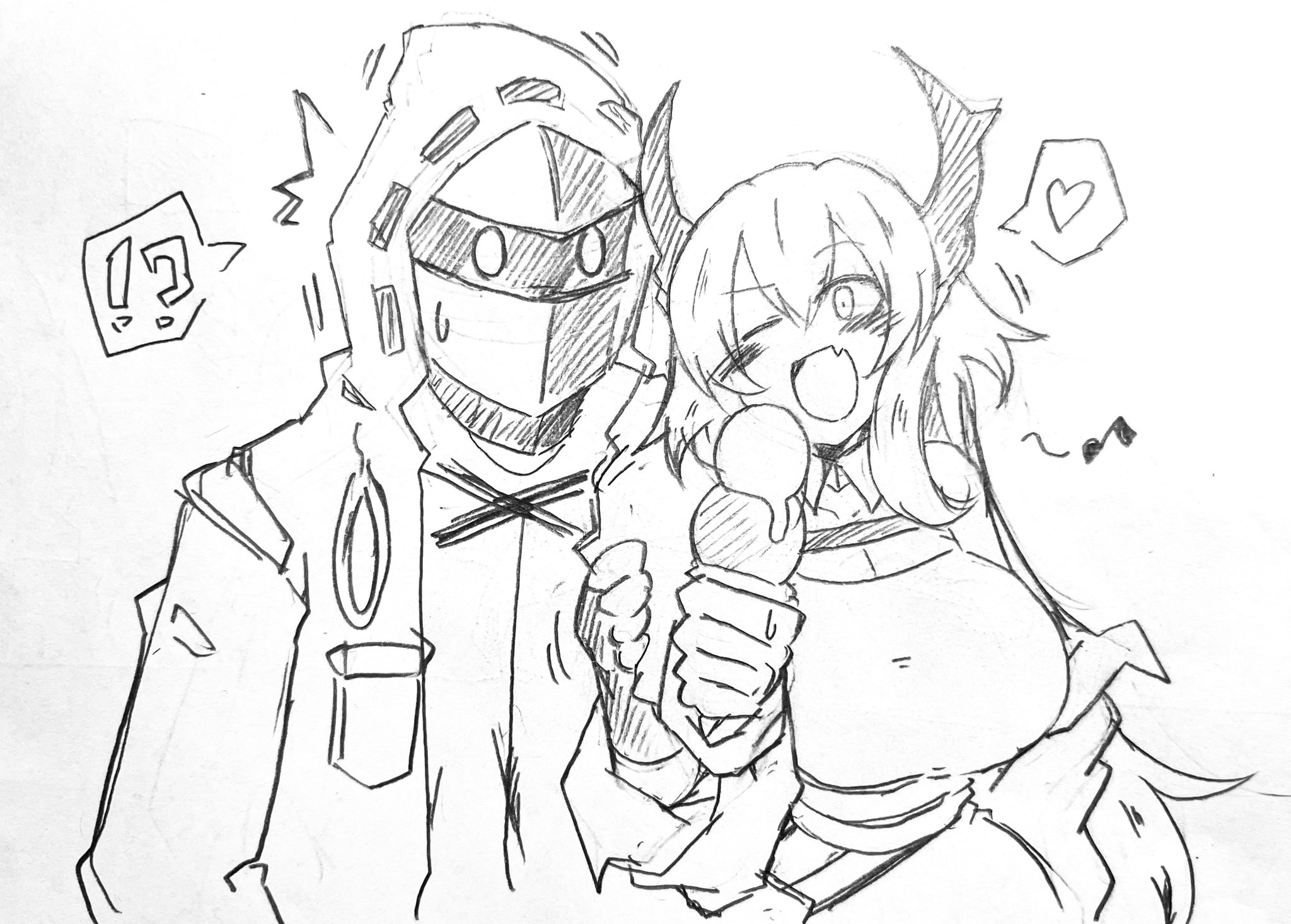 The Big ImageBoard (TBIB) ! 1girl 1other ? alternate breast size