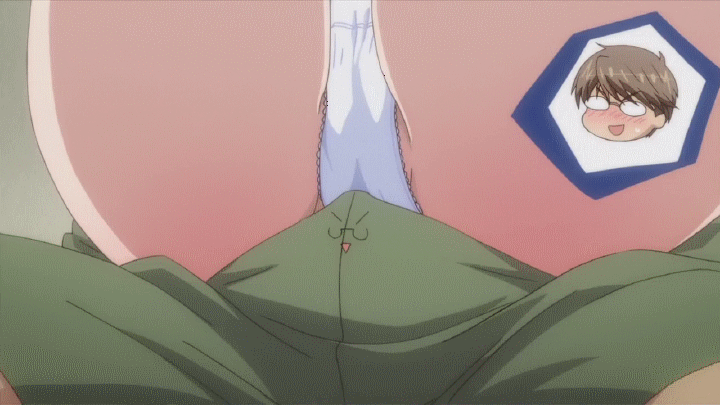 animated animated_gif boner erection erection_under_clothes okusama_ga_seit...