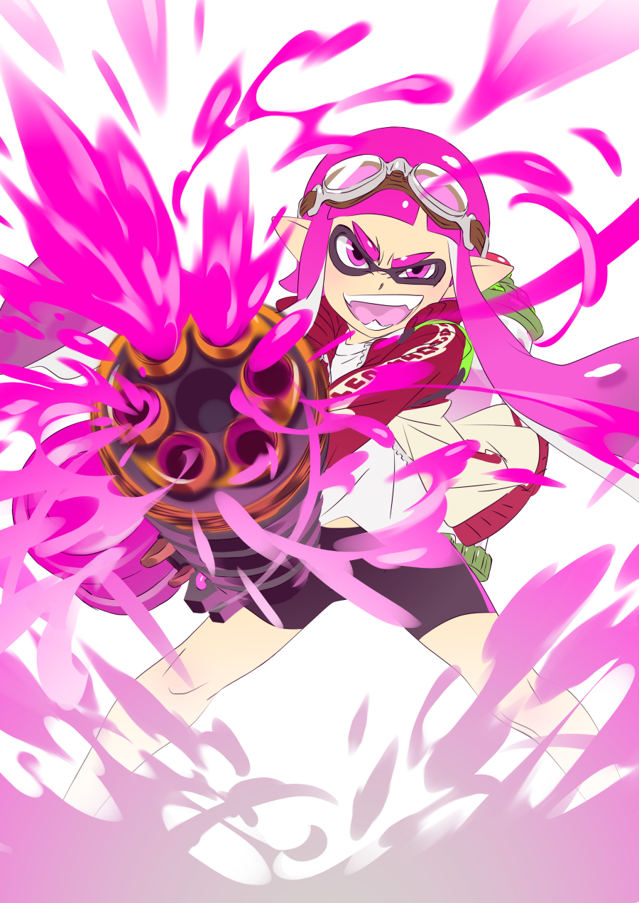 Splatoon Mini Gun The Big ImageBoard (TBIB) - aiming at viewer bike shorts commentary ...