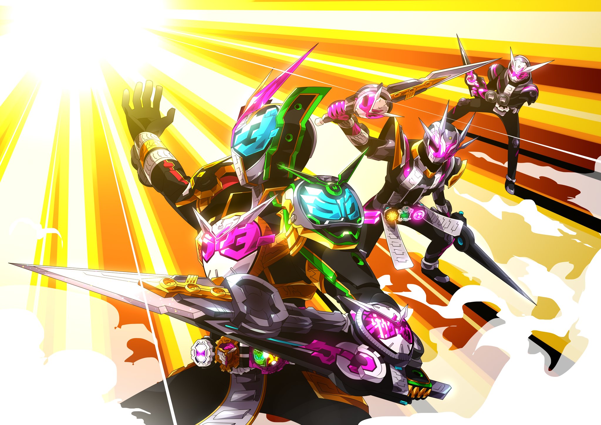 The Big ImageBoard (TBIB) - 2018 3boys alternate costume armor black ...