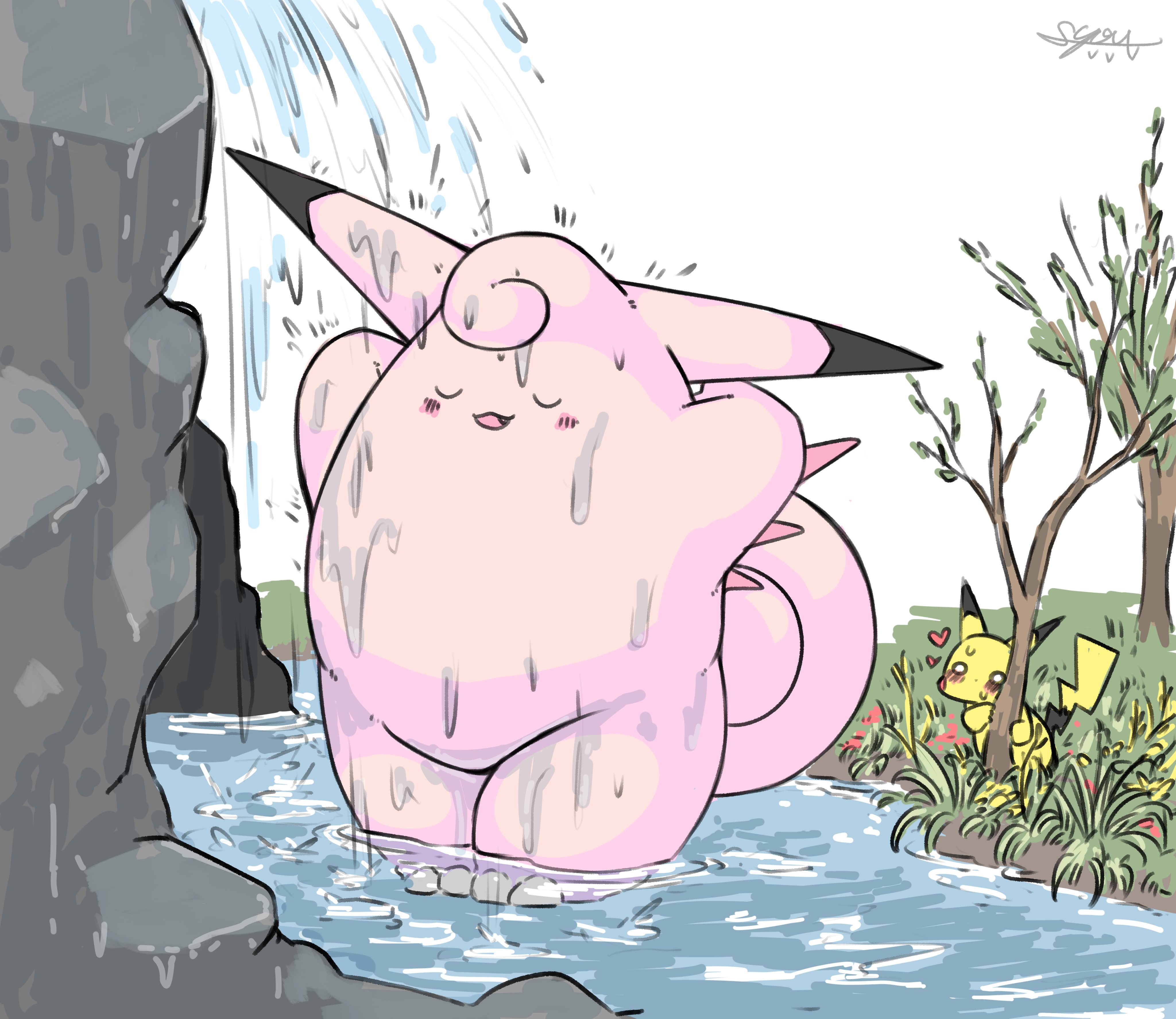 Embarrassed Pokemon The Big ImageBoard (TBIB) - 2024 absurd res ambiguous gender anthro ...
