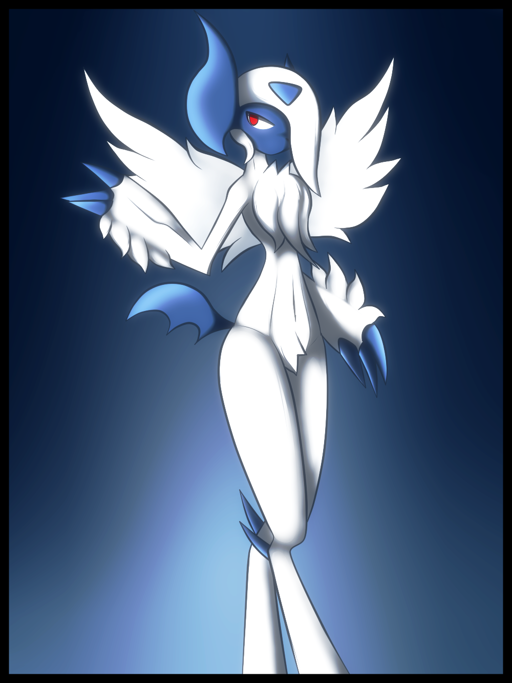 The Big ImageBoard (TBIB) - 3 fingers absol ambiguous gender anthro claws f...