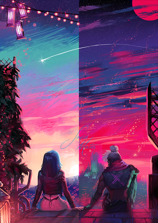 The Big ImageBoard (TBIB) - arcane: league of legends artist name blue ...