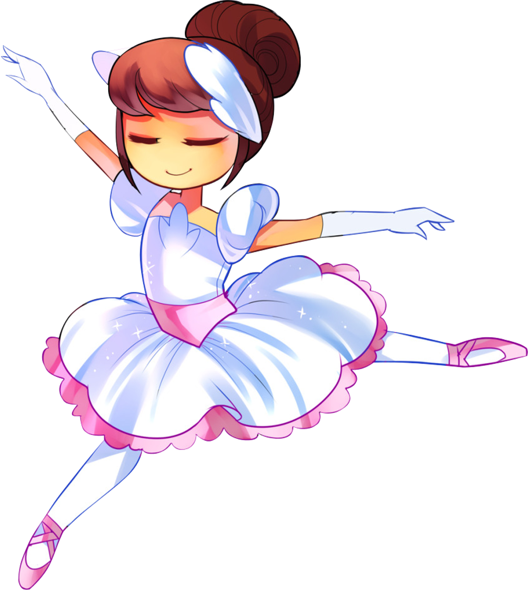 The Big ImageBoard (TBIB) ambiguous gender arm puffs ballerina ballet