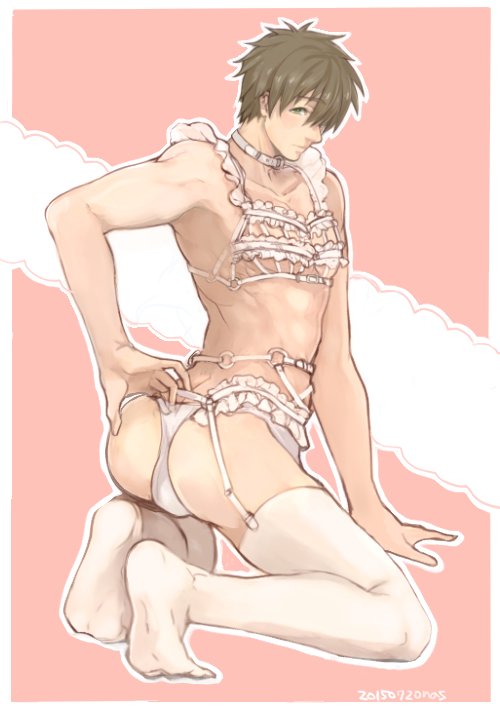 Hentai lingerie gay sweet