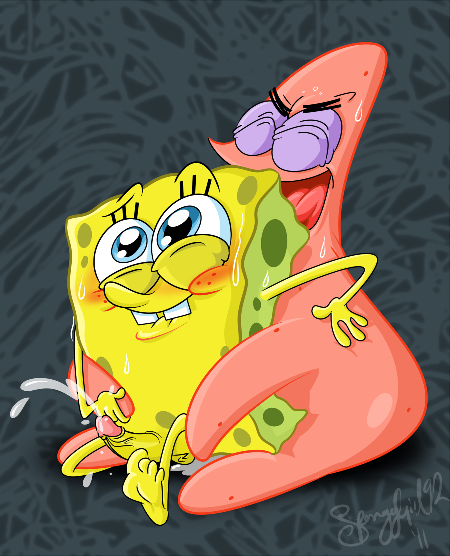 cum on ground male male/male nickelodeon patrick star penis simple backgrou...