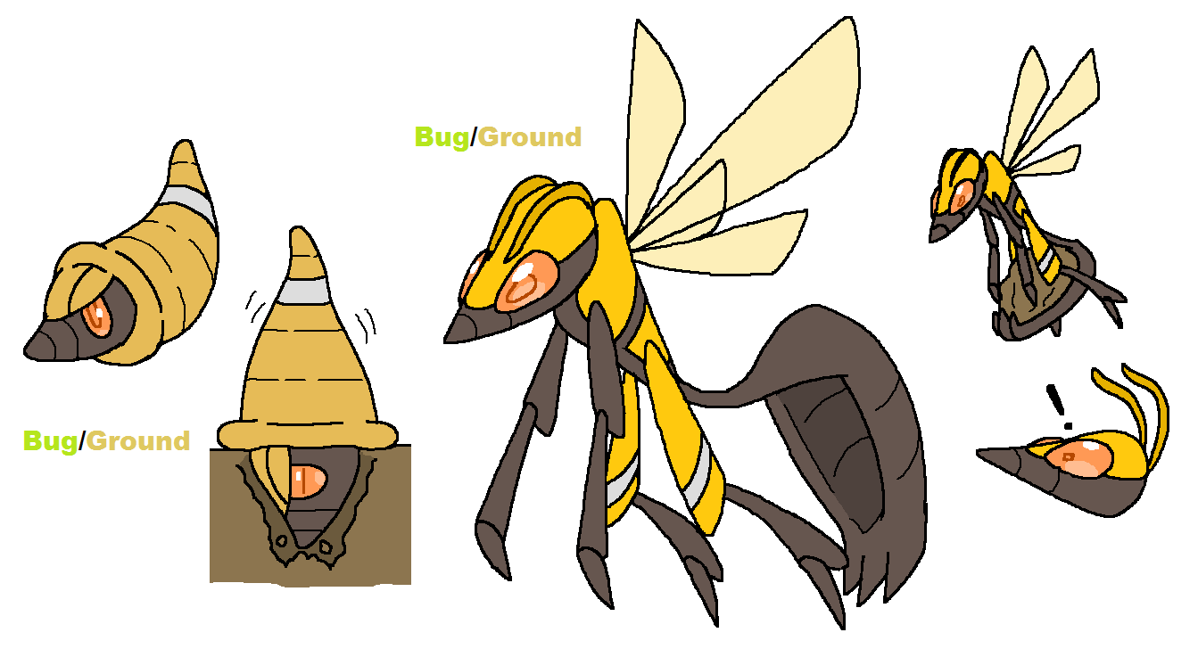Inseect Fakemon The Big ImageBoard (TBIB) - arthropod exclamation point fakemon feral ...