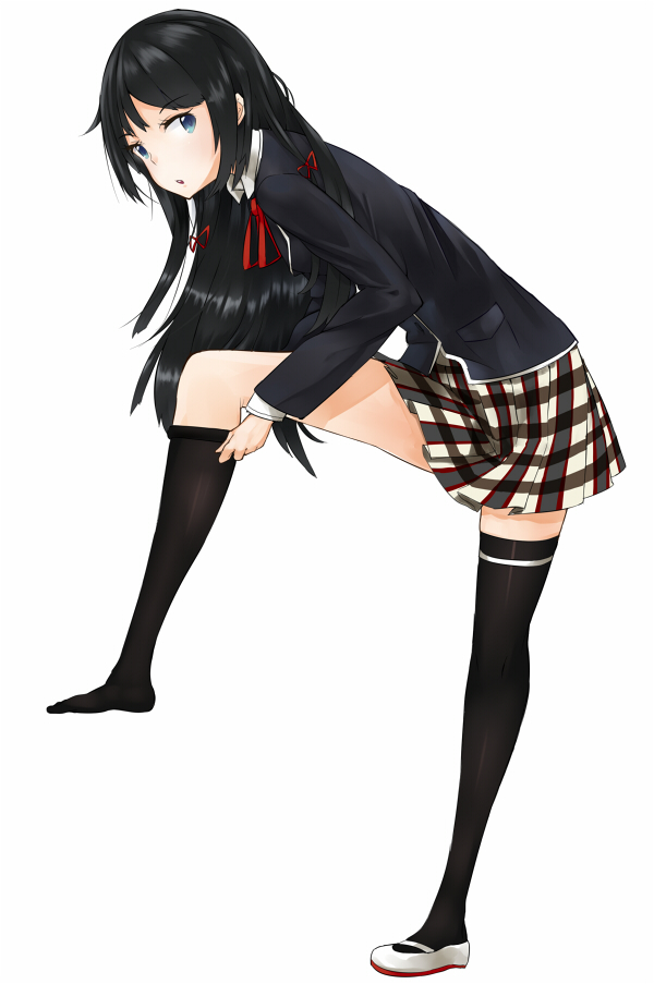 Outdoor uniform anime black