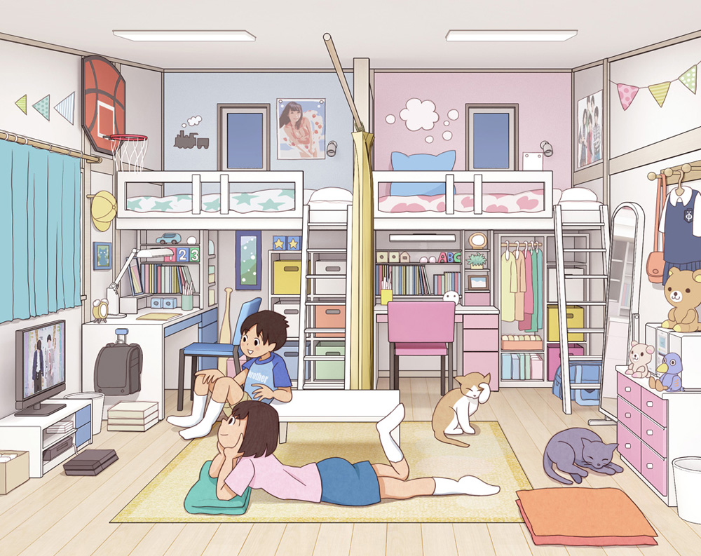 Kabe Ni Hamatte Ugokenai!