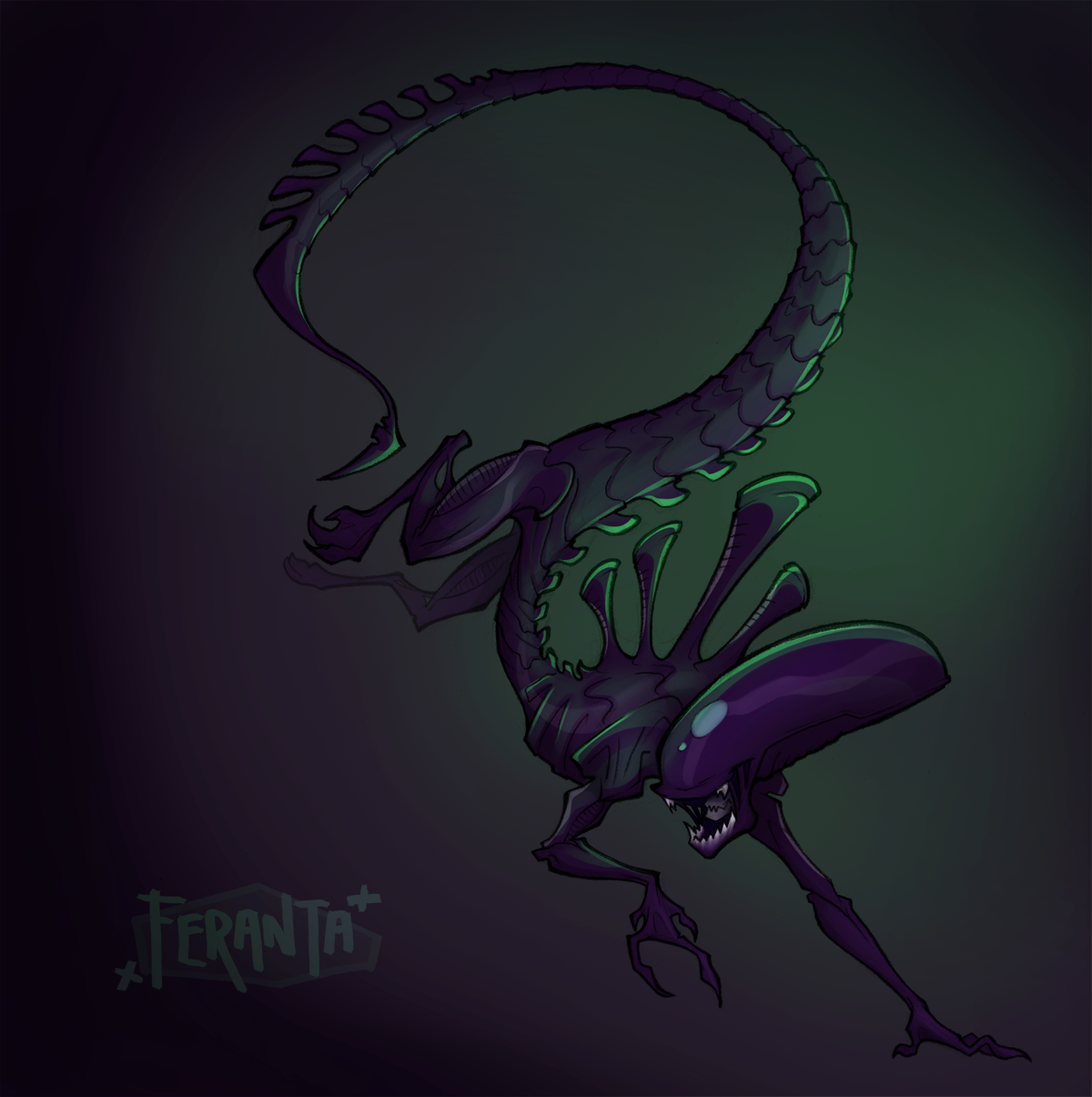 The Big ImageBoard (TBIB) - 3 toes 4 toes action pose alien alien ...