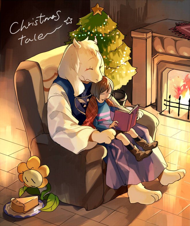 The Big ImageBoard (TBIB) - 1girl artist request chirstmas cuddling ...