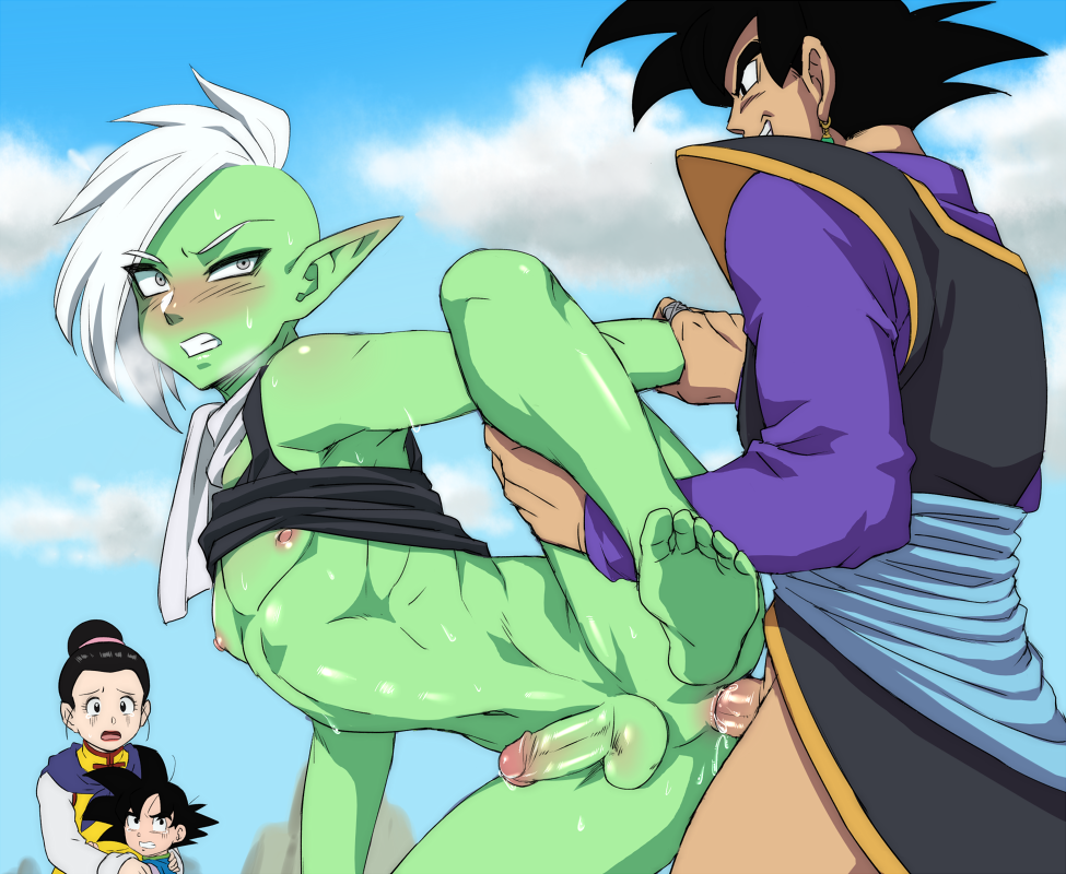 Black and white dbz hentai