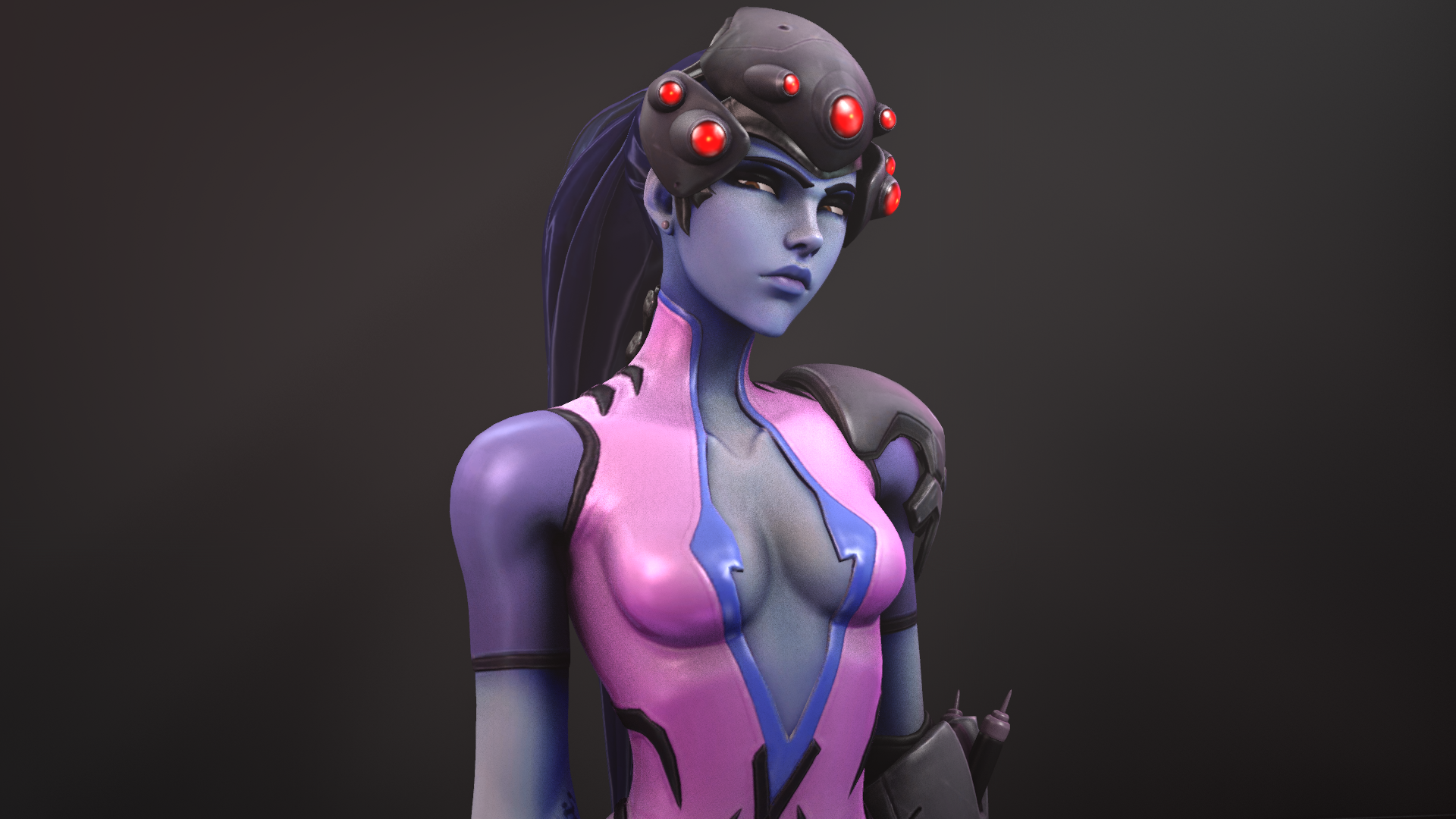 The Big ImageBoard (TBIB) - breasts cleavage highres overwatch solo source ...
