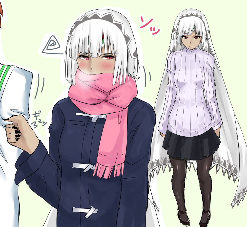 The Big ImageBoard (TBIB) - 1boy 1girl altera (fate) black nails blush ...