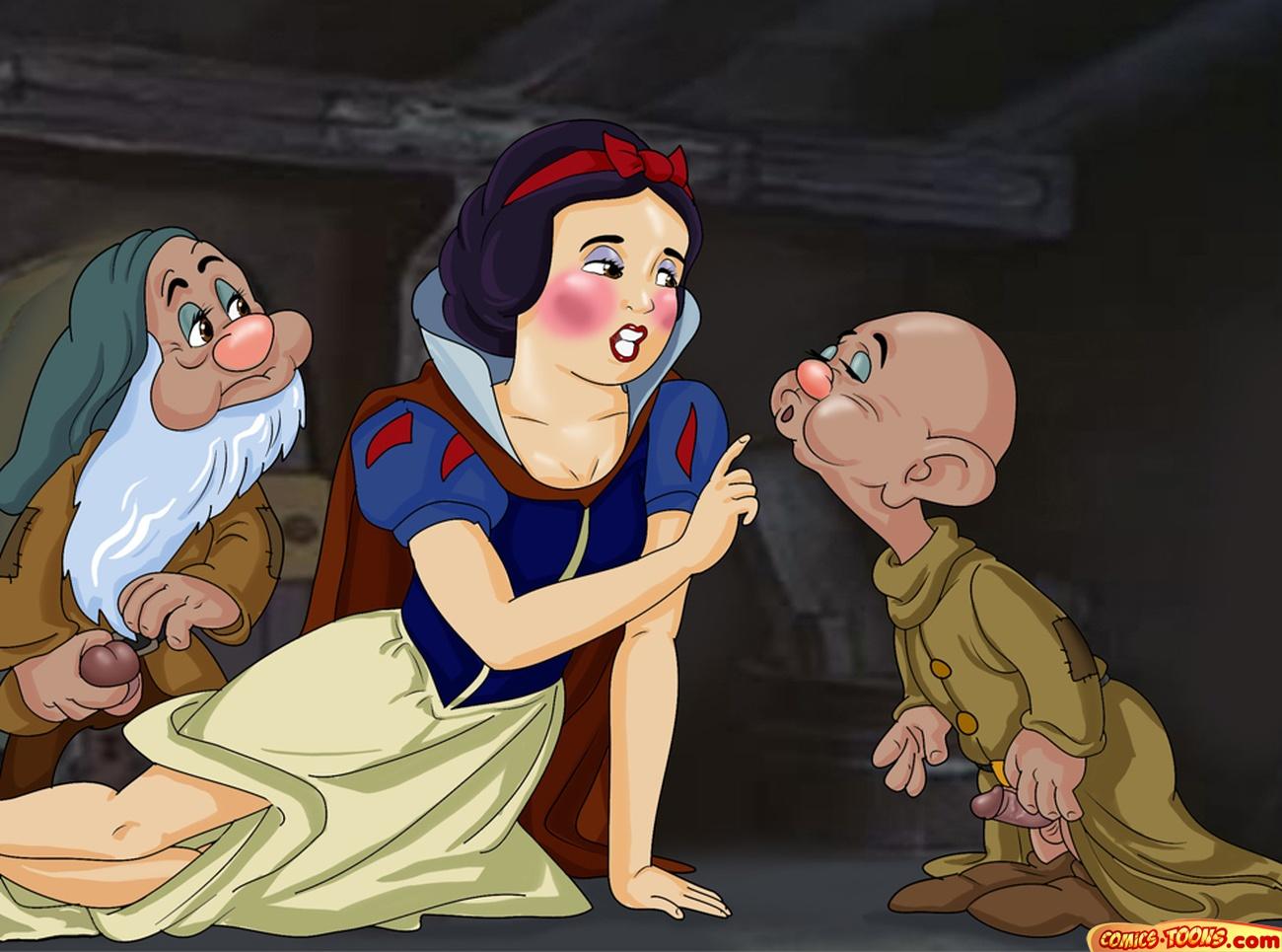 Snow white and the seven dwarfs cartoon porn cartoon porn XXX