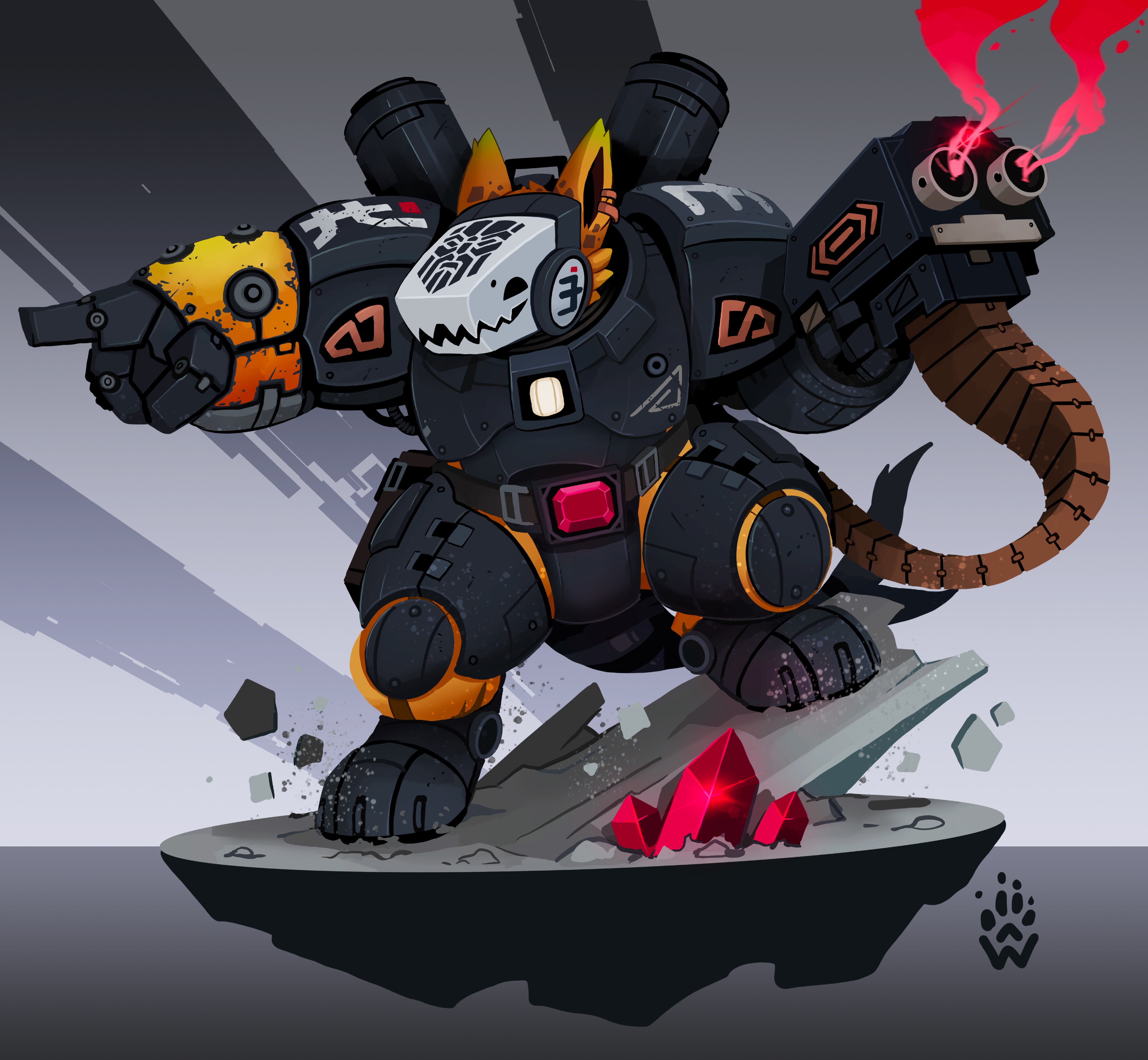 The Big ImageBoard (TBIB) - 2023 absurd res ammo belt anthro armor ...