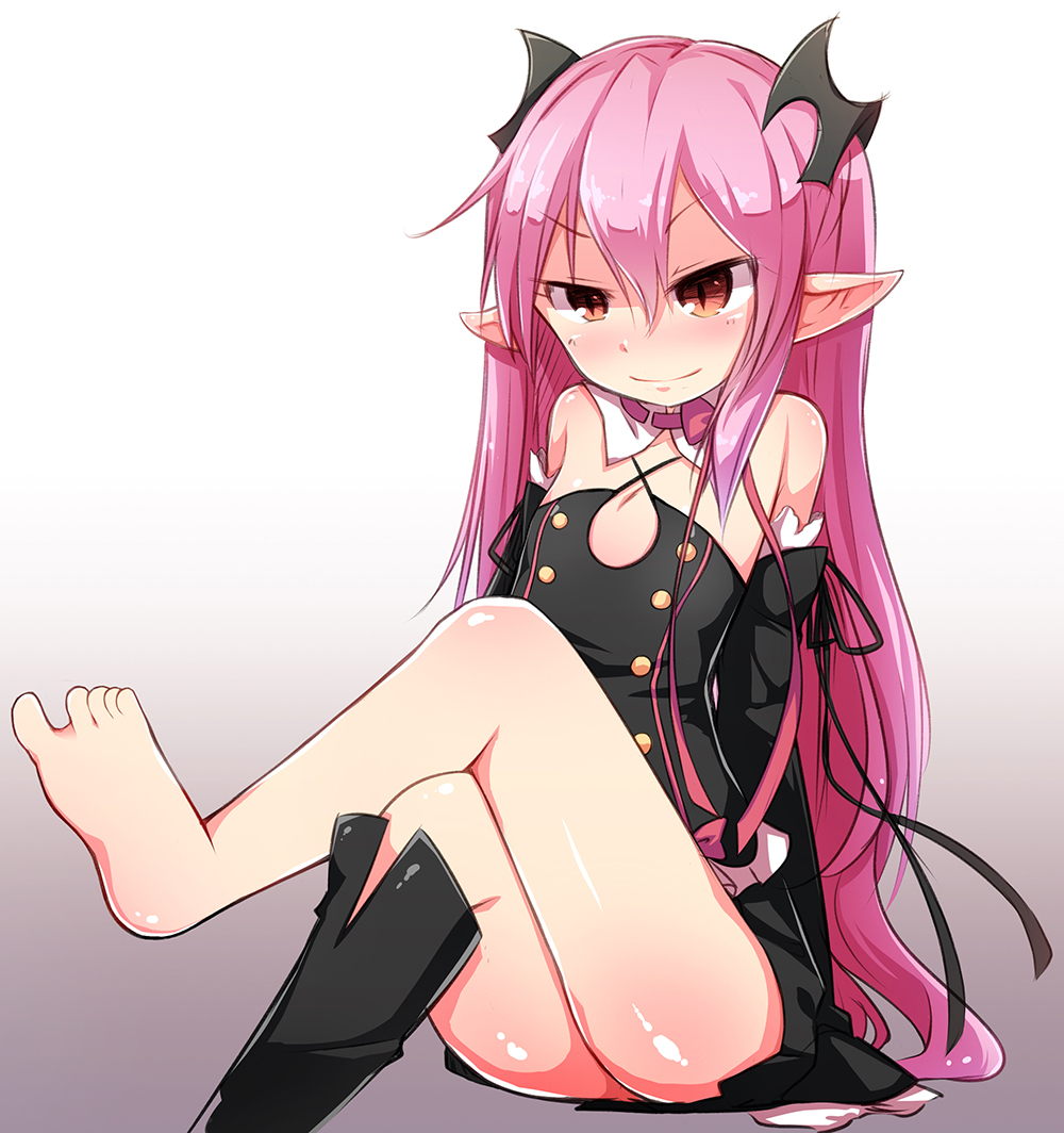 gothic_lolita krul_tepes owari_no_seraph red_eyes vampire.