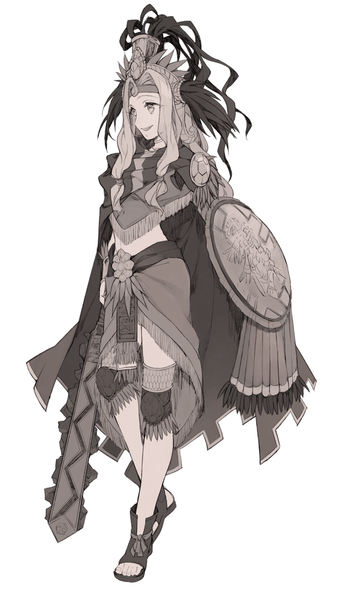 The Big ImageBoard (TBIB) - 1girl armor aztec cape choker crown fate ...