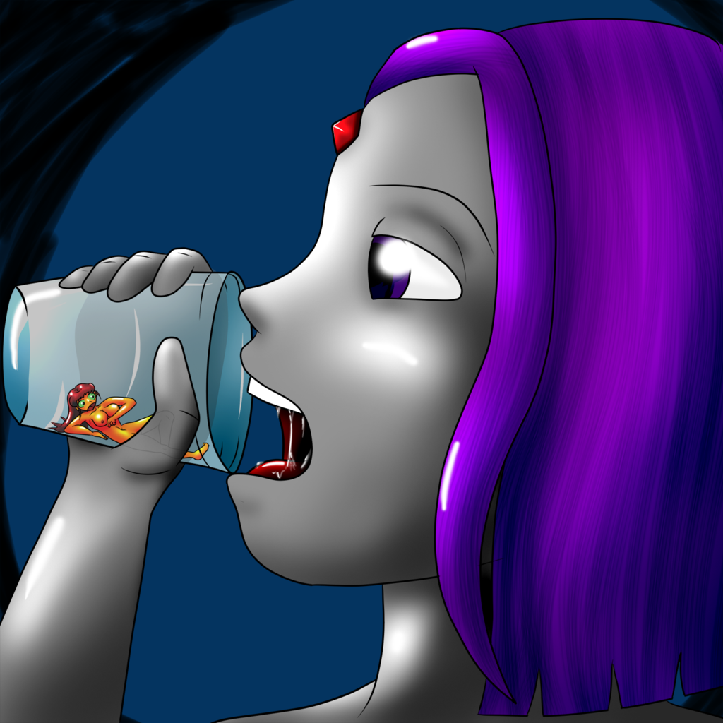 The Big ImageBoard (TBIB) - dc dcau raven starfire teen titans 522572.