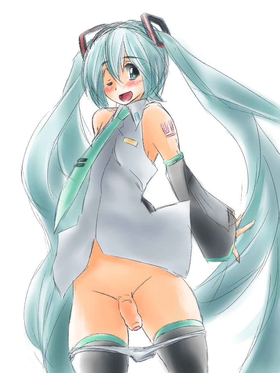 Hatsune Miku Futanari