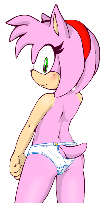 The Big Imageboard Tbib 1girl Amy Rose Ass Furry Green