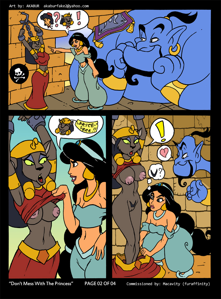 akabur aladdin comic disney genie jasmine mirage.