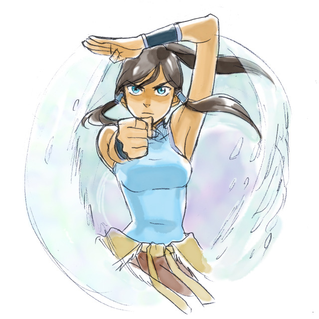 The Big ImageBoard (TBIB) - 1girl character request dark skin korra solo ta...