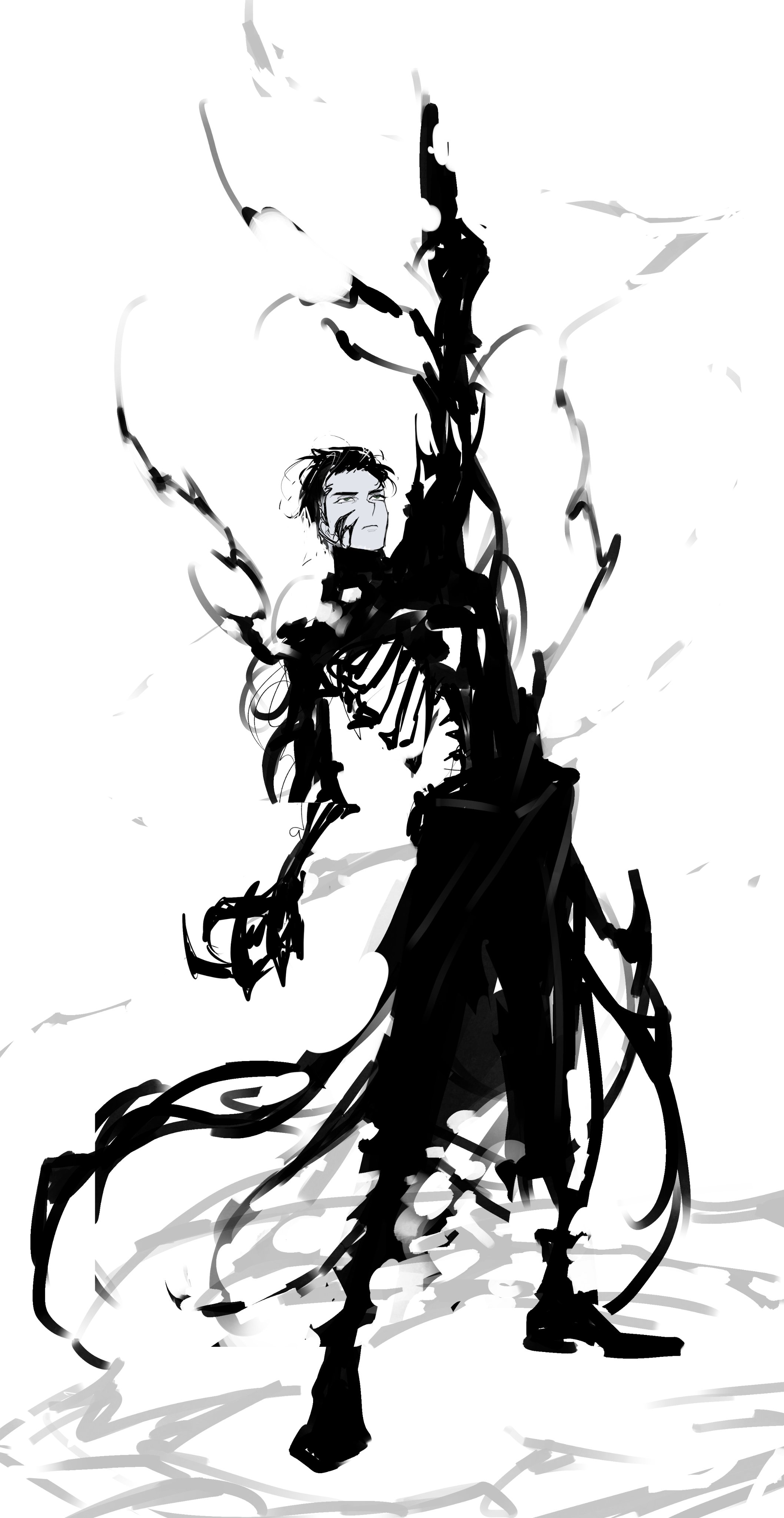 Project Moon Body The Big ImageBoard (TBIB) - 1boy absurdres arm up claws e.g.o (project ...