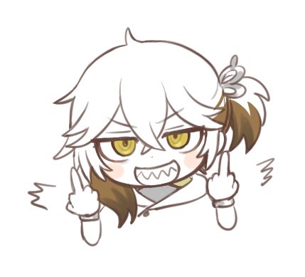 The Big ImageBoard (TBIB) - 1other ^^^ brown hair chibi colored tips ...