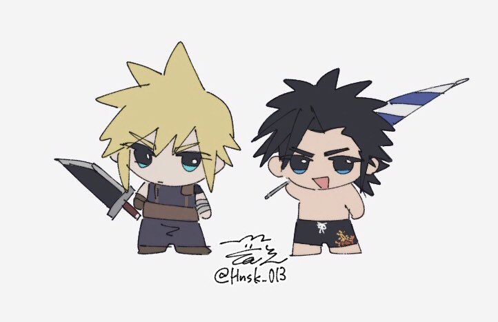 The Big ImageBoard (TBIB) - 2boys black hair blonde hair blue eyes ...