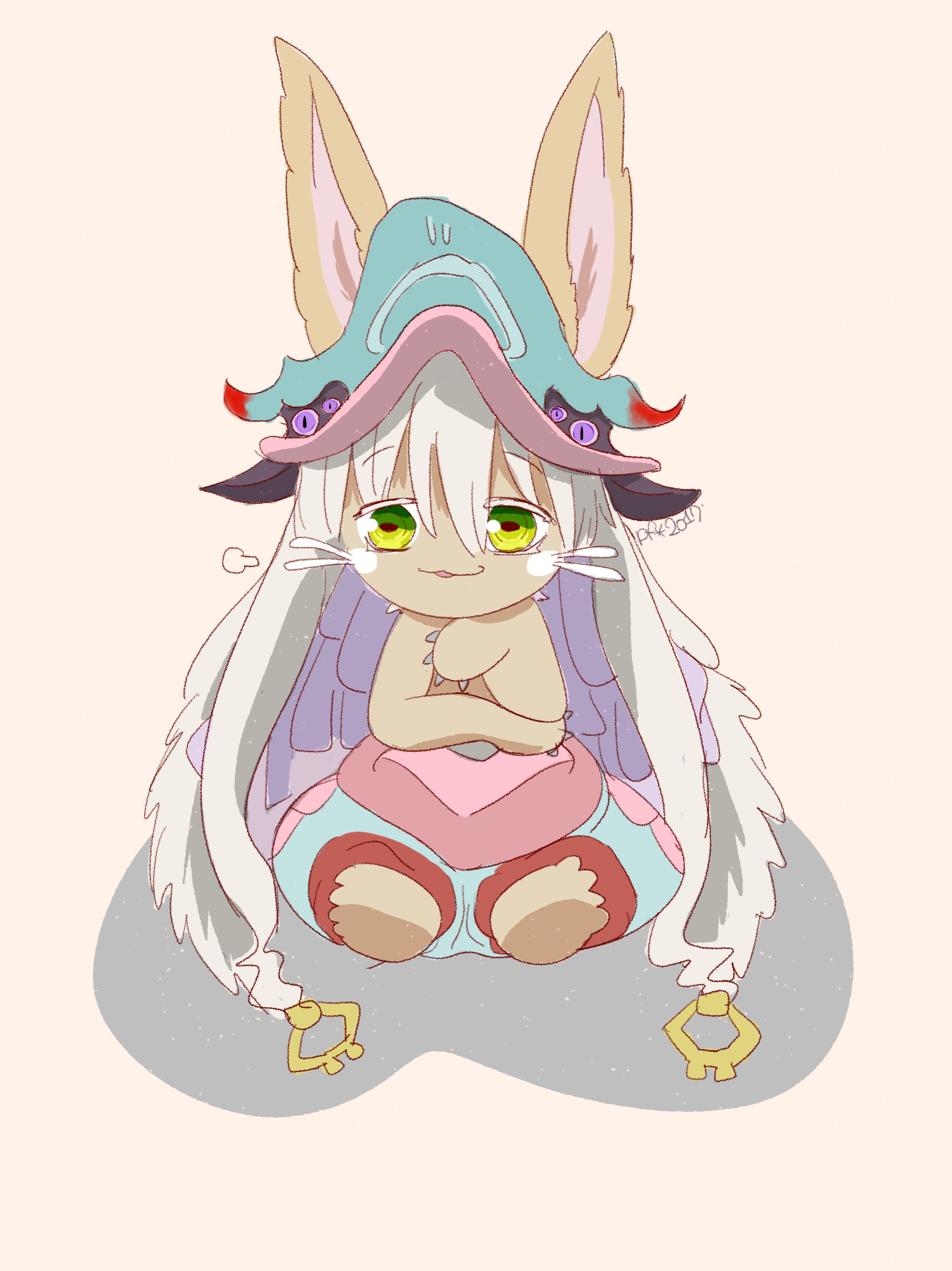 Nana Chi Rabbit The Big ImageBoard (TBIB) - artist request furry green eyes long hair ...