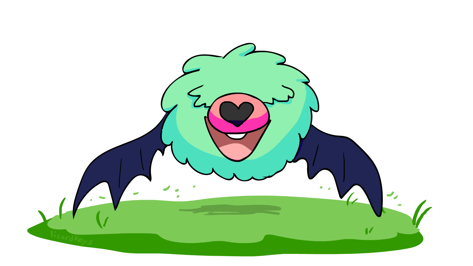 The Big ImageBoard (TBIB) 2017 ambiguous gender animated bat black