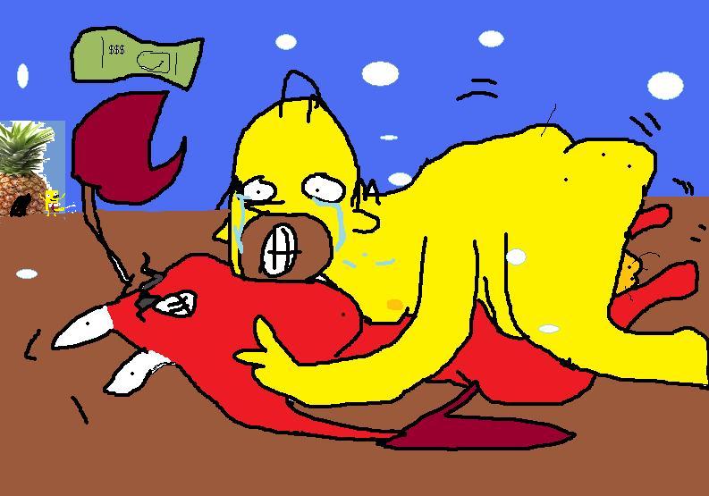 The Big ImageBoard (TBIB) - crossover homer simpson mr krabs spongebob squa...