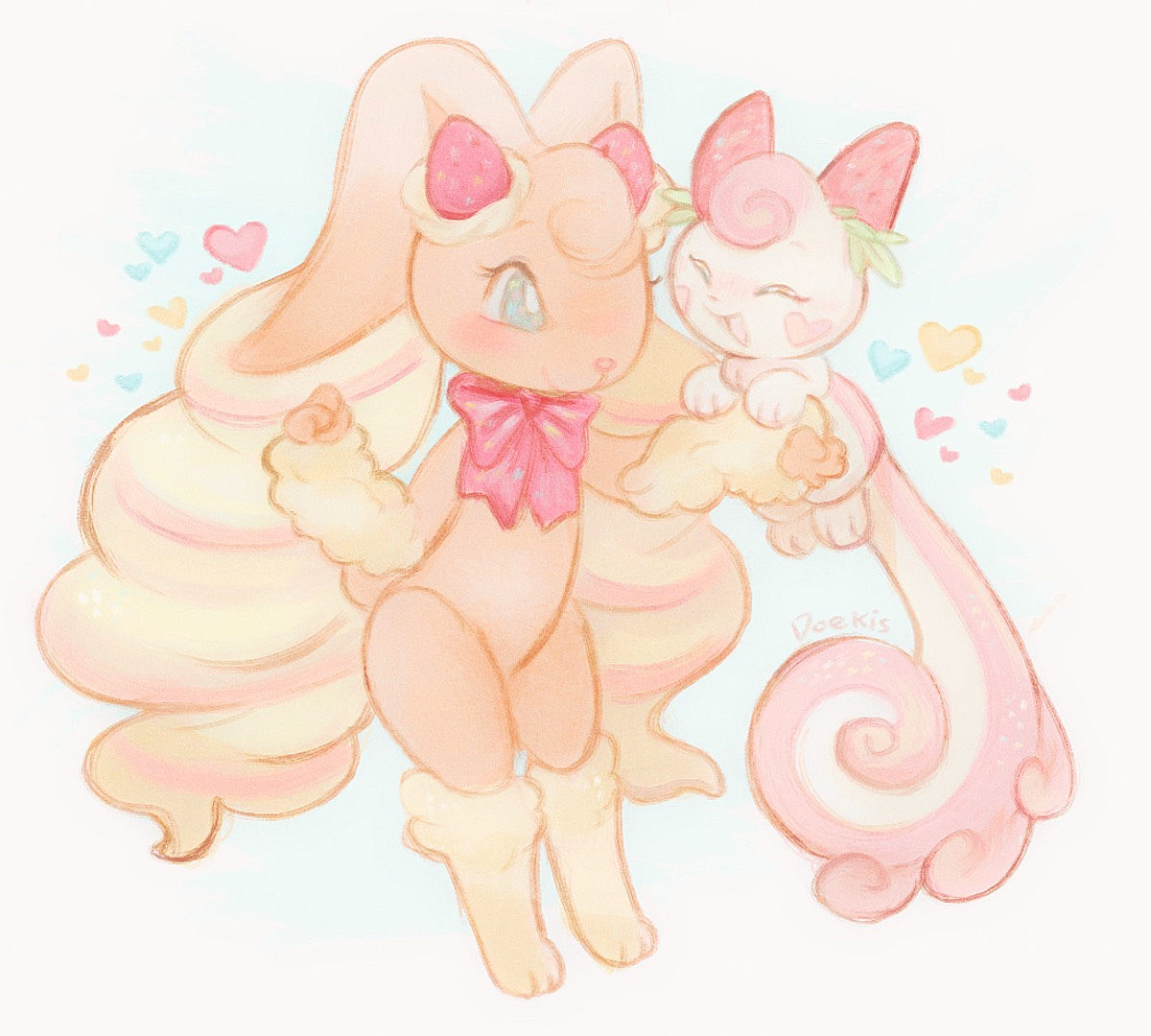 Shiny Rolly Pokemon The Big ImageBoard (TBIB) - 2girls alternate color animal ears blush ...