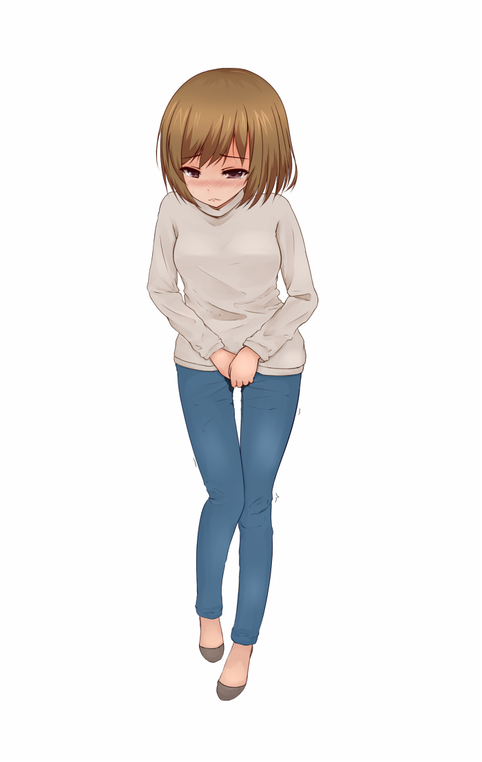 The Big ImageBoard (TBIB) - 1girl artist request between legs blue ...